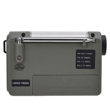 Многофункциональный радиоприемник Receivio HRD-900, зеленый-5