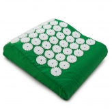 Массажная акупунктурная подушка (анатомическая) EcoRelax, зеленый-1