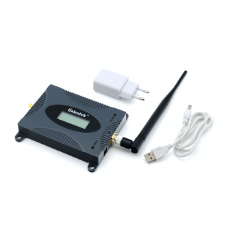 Усилитель сигнала сотовой связи Lintratek 900 MHz (для 2G) 65 dBi, кабель 10 м., комплект-3