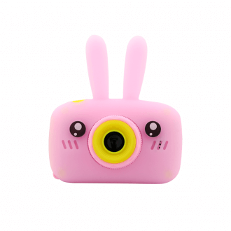 Детский фотоаппарат Kids Camera Розовый Зайчик-1