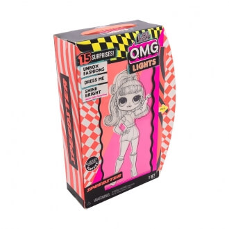 Большая кукла LOL Surprise OMG Lights Speedster Fashion Doll с 15 сюрпризами, разноцветная-2