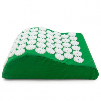 Массажная акупунктурная подушка (анатомическая) EcoRelax, зеленый-4